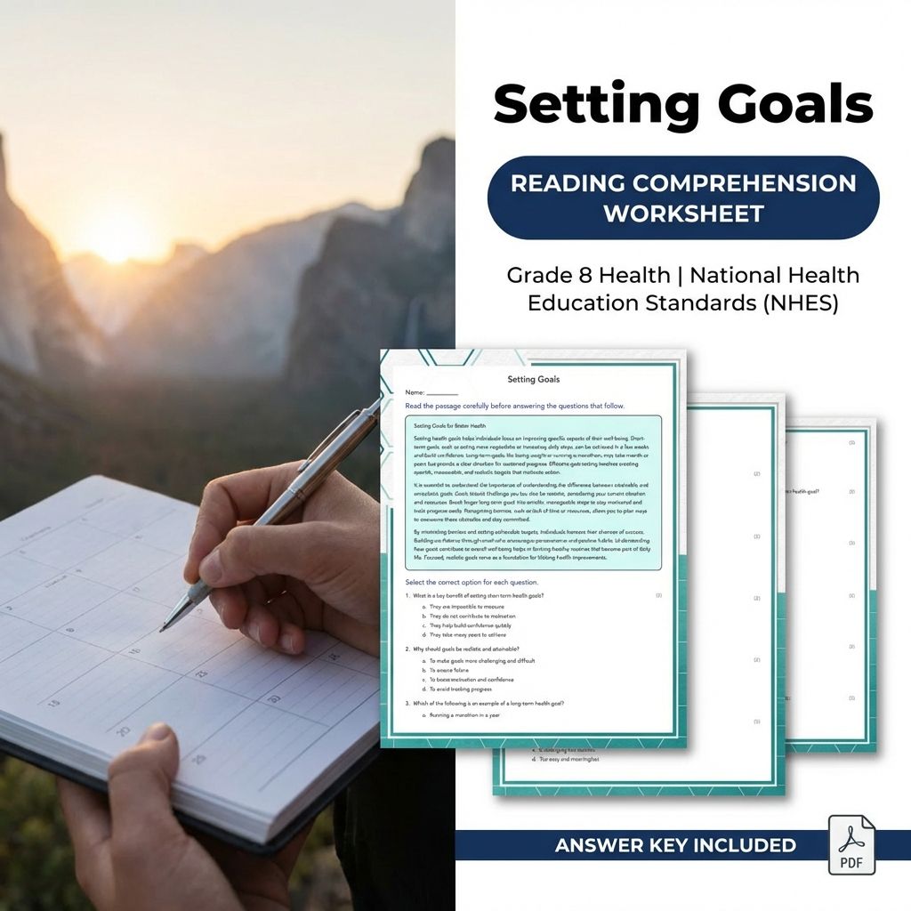 Grade 8 Health Worksheet Bundle – Body Systems, Wellness & Communication Strategies — included worksheet 7