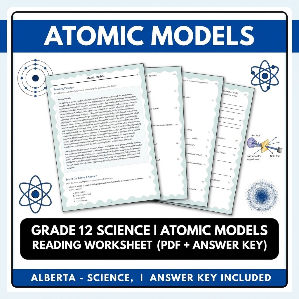 Grade 12 Science Bundle – Atomic Spectra to Electromagnetic Waves (PDF + Rubric) — included worksheet 5