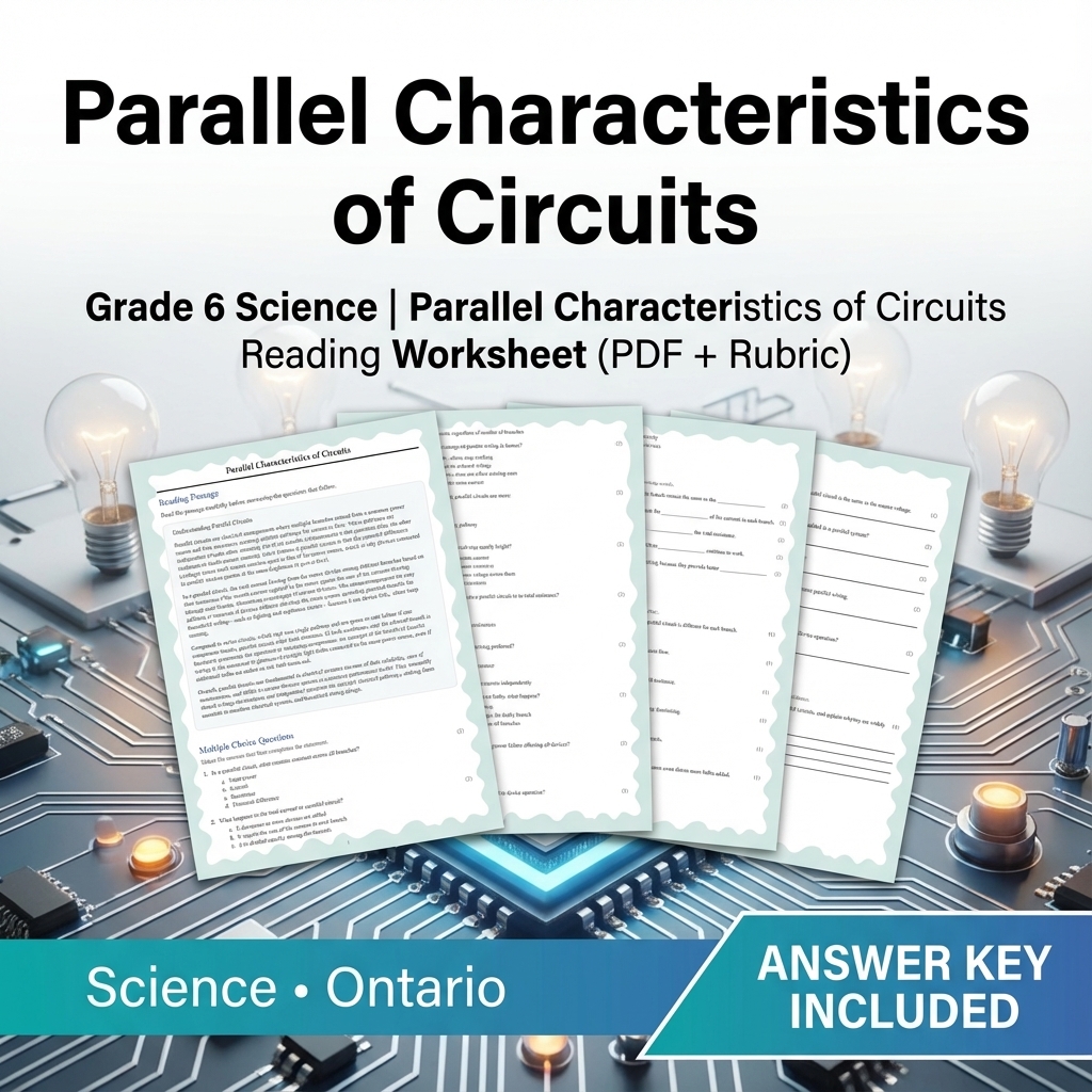 Grade 6 Science – Ecology, Circuits, Astronomy & More (PDF + Answer Key ) — included worksheet 4