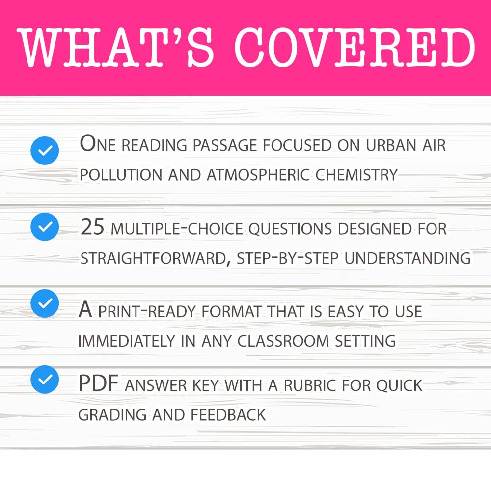 Grade 10 Science worksheet mcq paper worksheet — Grade 10 Science — Worksheet MCQ Paper for Mastering Environmental Chemis…