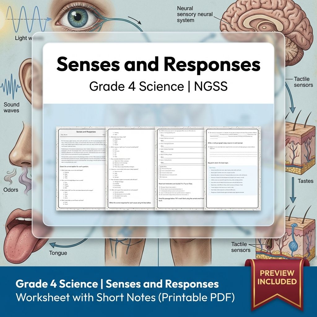 Grade 4 Science Worksheet Pack | NGSS-Aligned Energy, Weather & Structures — included worksheet 3
