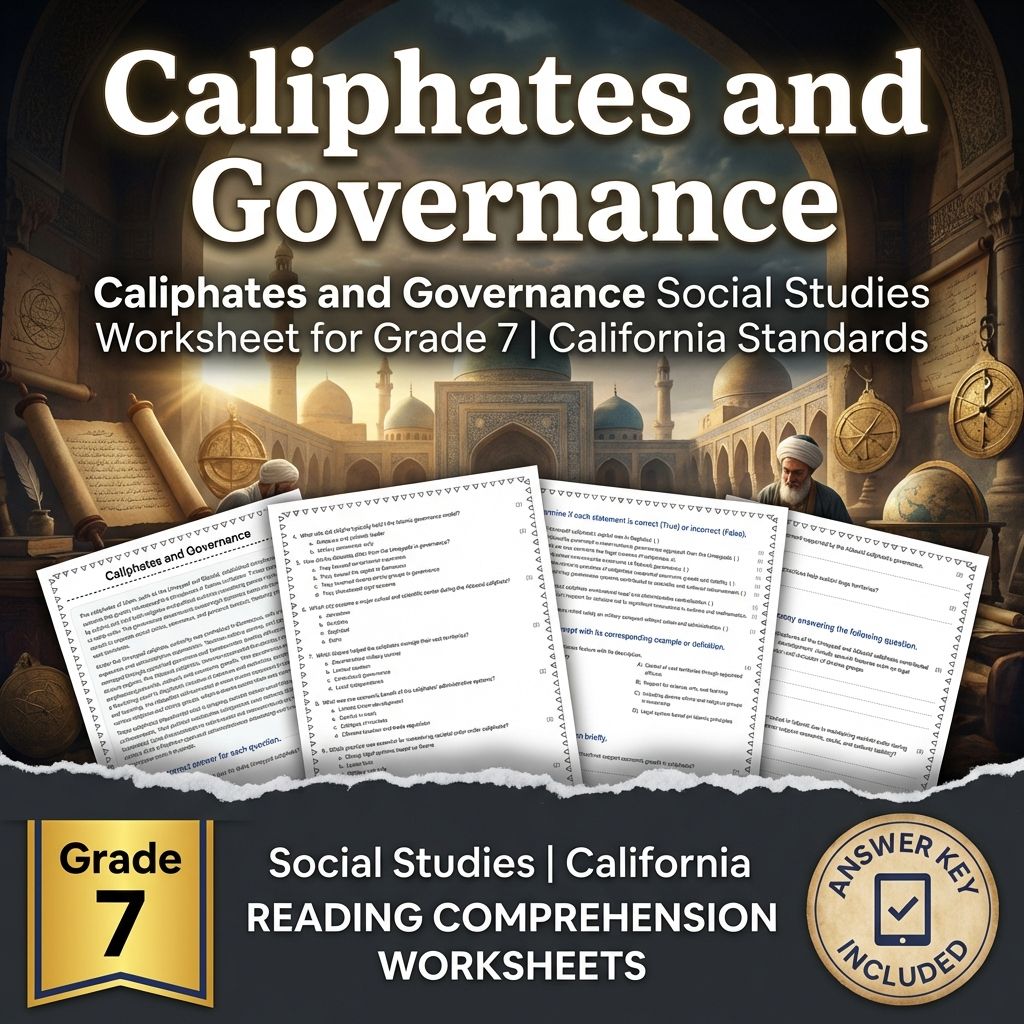 Caliphates and Governance Social Studies for Grade 7 | California Standards