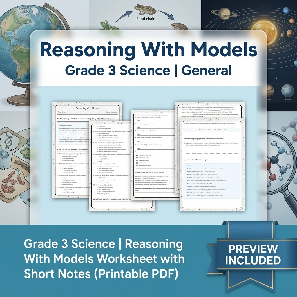 Grade 3 Science Full Year Bundle | Comprehensive Curriculum Resources — included worksheet 5