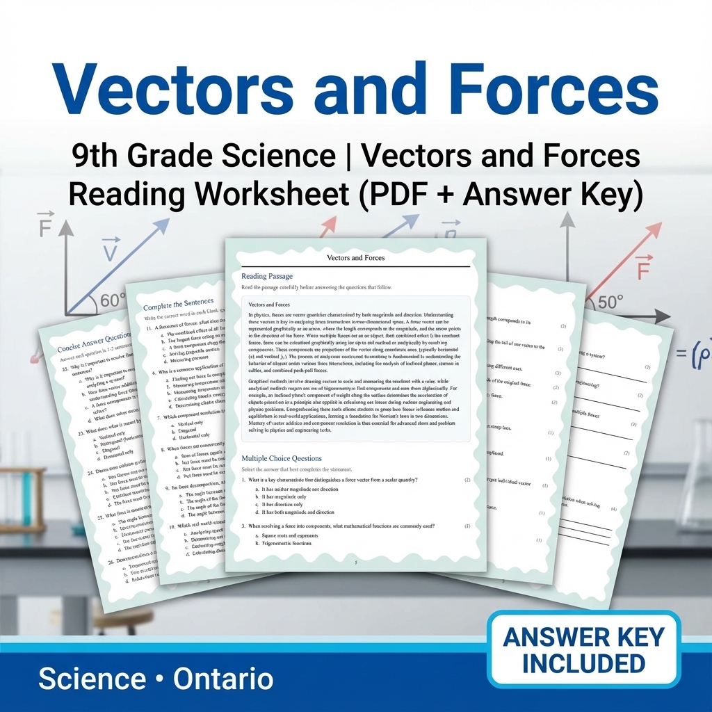 Grade 9 Science Bundle – Comprehensive NGSS-aligned Activities & Answer Keys — included worksheet 8