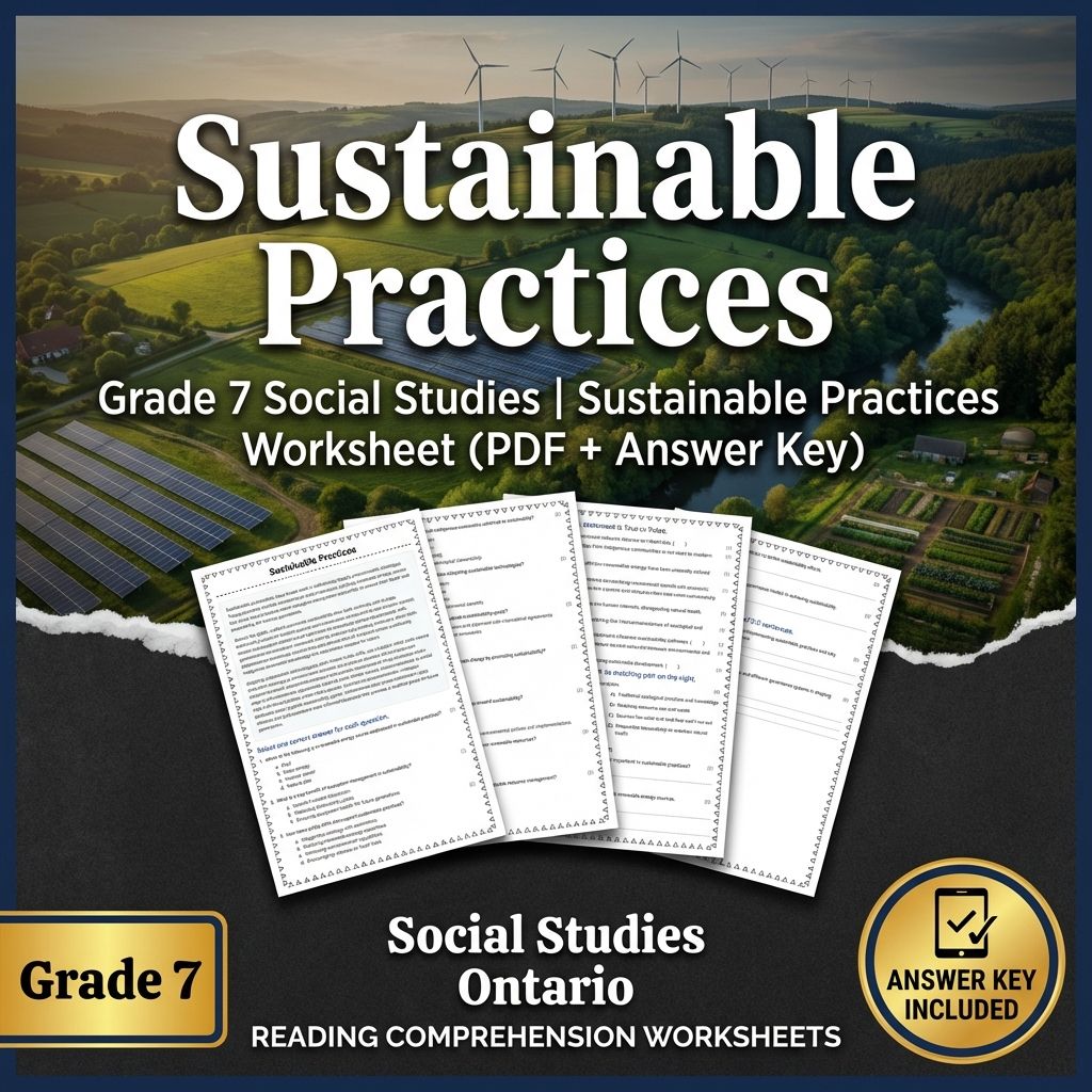 Grade 7 Social Studies Bundle | Human-Environment Interactions & Global Networks — included worksheet 2