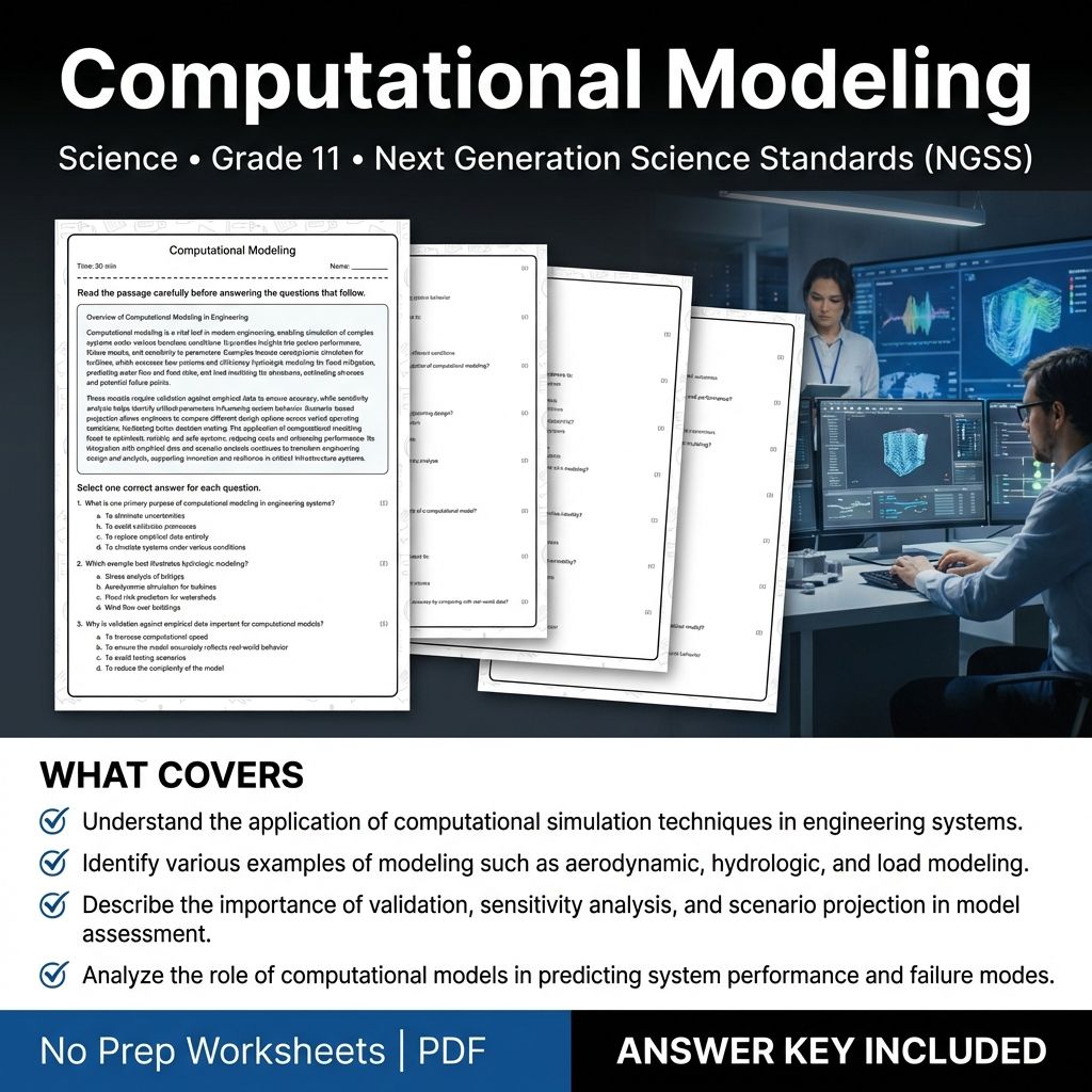 Grade 11 Science Worksheet Bundle|Cellular Processes,Chemistry,& Physics Support — included worksheet 9