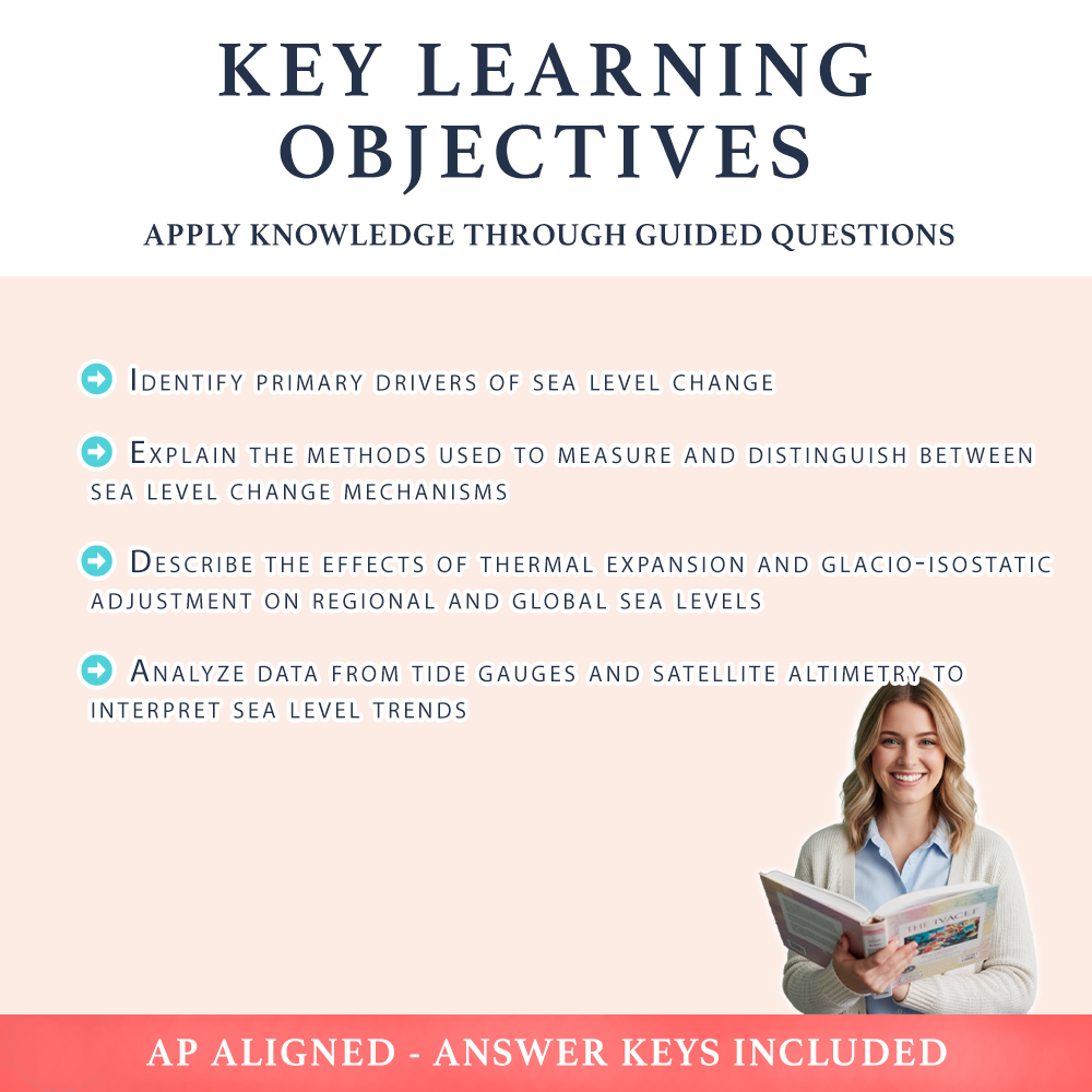 Grade 12 Science worksheet assessment worksheet — Grade 12 Science | Sea Level Change Assessment Worksheet (PDF+ Answer Ke…