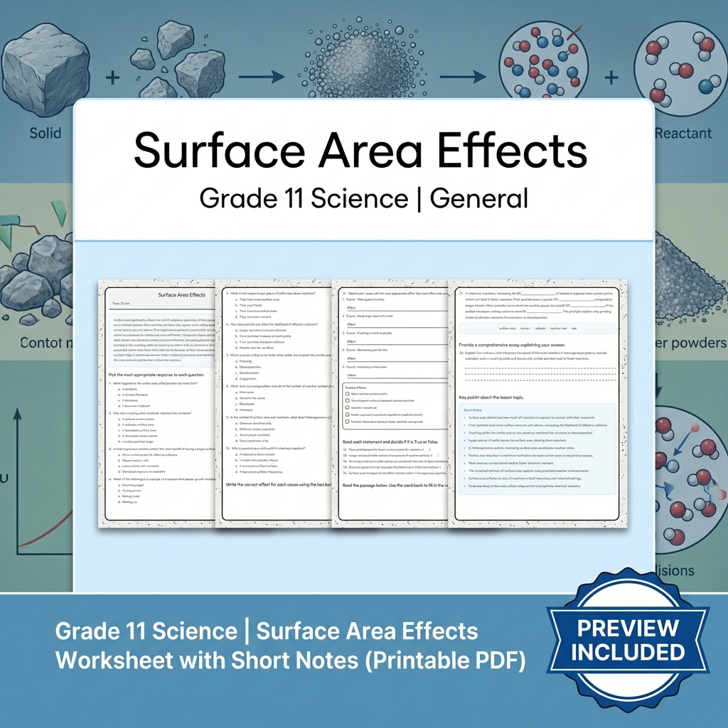 Grade 11 Science Modeling and Evidence Full-Year Bundle: General Framework — included worksheet 6