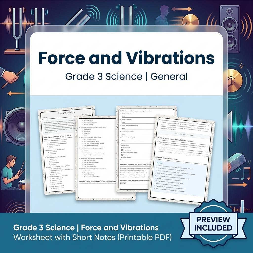 Grade 3 Science Full Year Bundle | Comprehensive Curriculum Resources — included worksheet 6