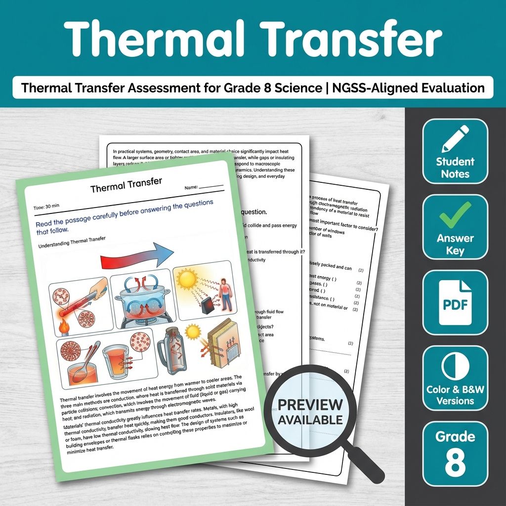 Grade 8 Science Mini Bundle – Energy NGSS Standards-Aligned Not Specified — included worksheet 1