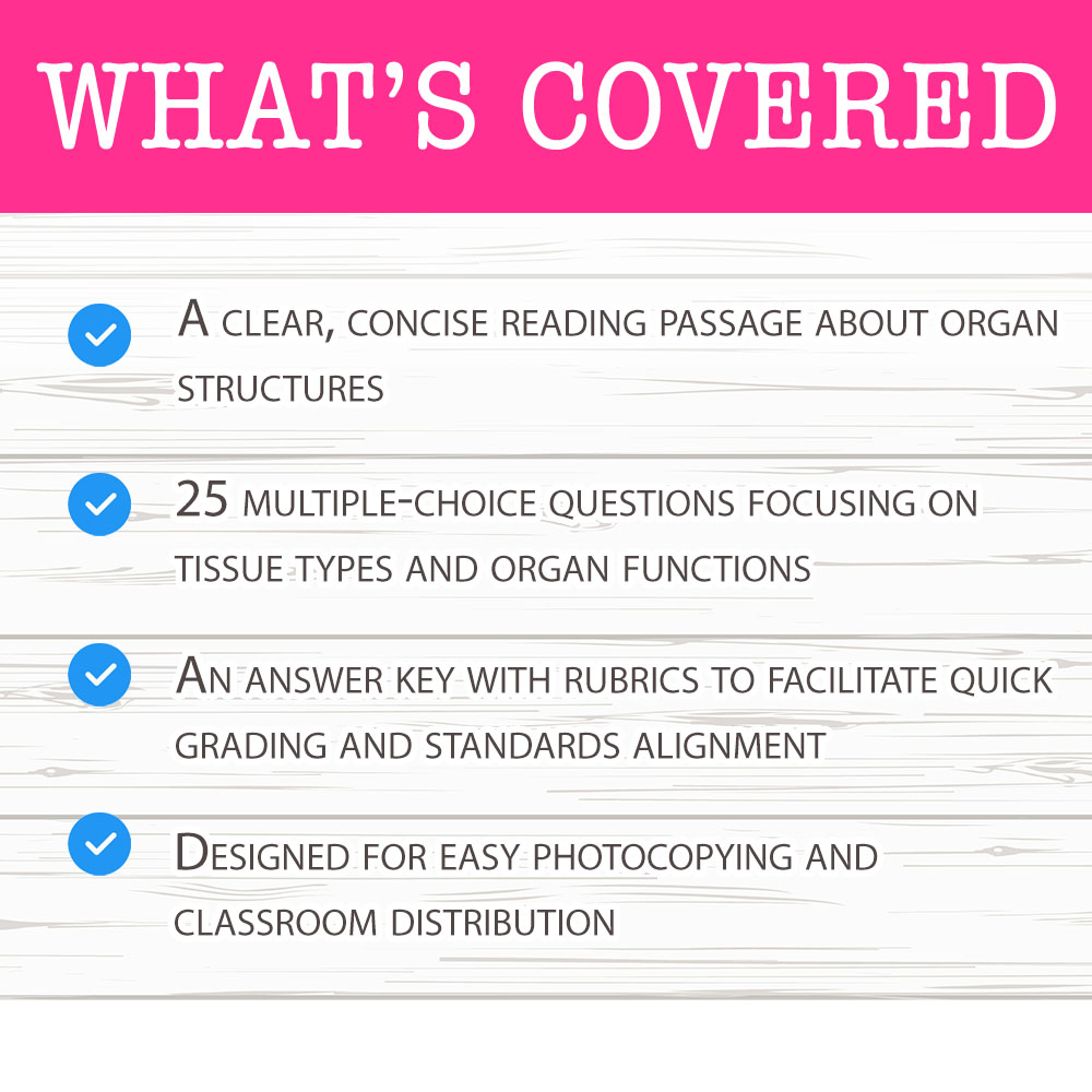 Grade 9 Science worksheet mcq paper worksheet — Grade 9 Science — Worksheet MCQ Paper for Mastering Organ Structures — page 2