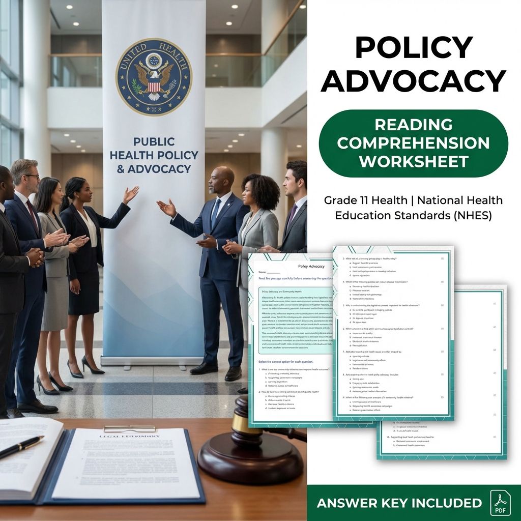 Grade 11 Health Worksheet Bundle – Interpersonal Skills & Advocacy NHES Aligned — included worksheet 5