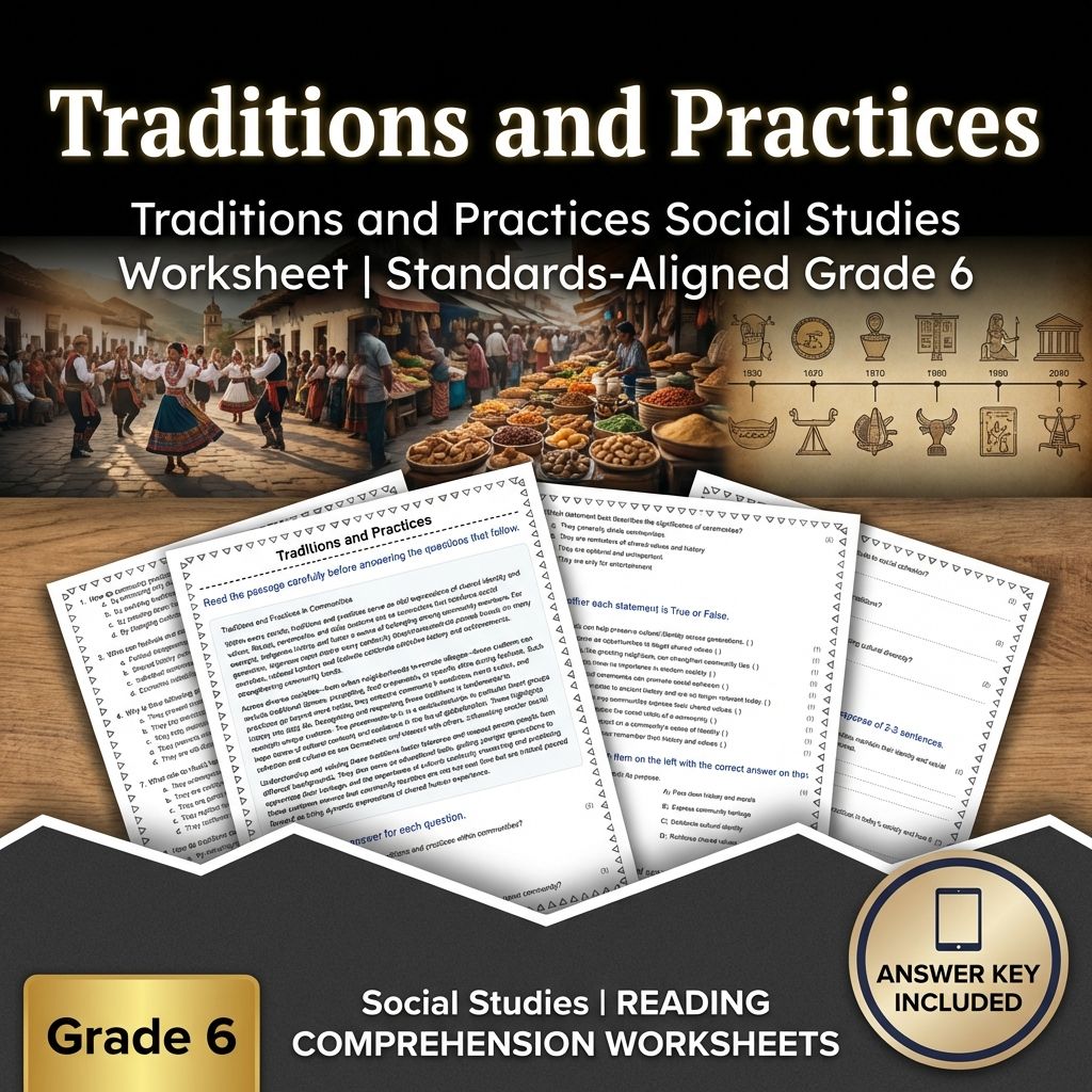 Grade 6 Social Studies Worksheet Bundle – BC Standards & Human-Environment Focus — included worksheet 4