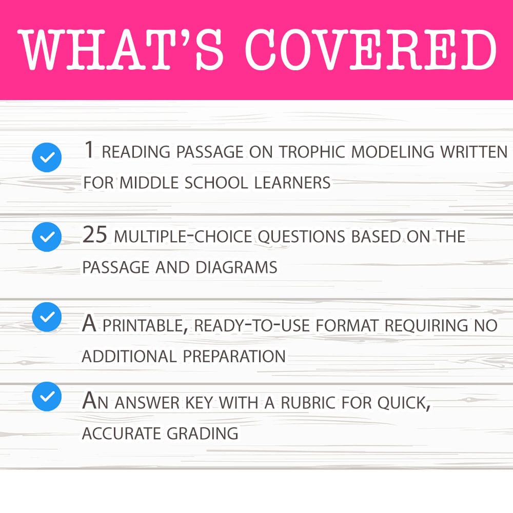 Grade 8 Science worksheet mcq paper worksheet — Grade 8 Science — Trophic Modeling Worksheet MCQ Paper PDF + Answer Key —…