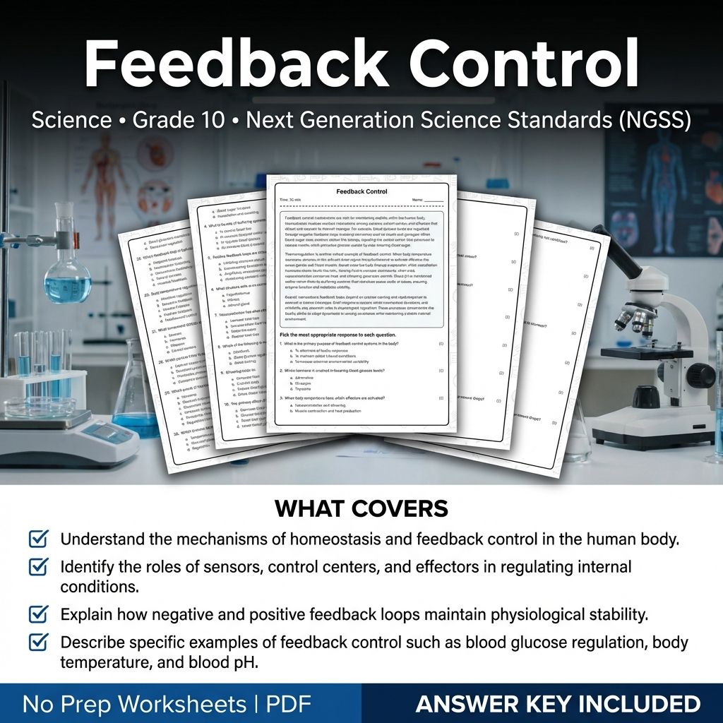 Grade 10 Science Worksheets Bundle | Environmental, Physics & Biology Topics — included worksheet 10