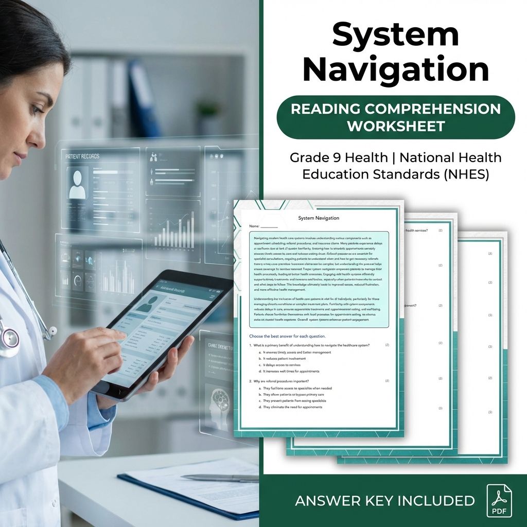 Grade 9 Health Bundle – Supporting Systems, Policies & Ethical Decisions (Worksheet Pack) — included worksheet 4