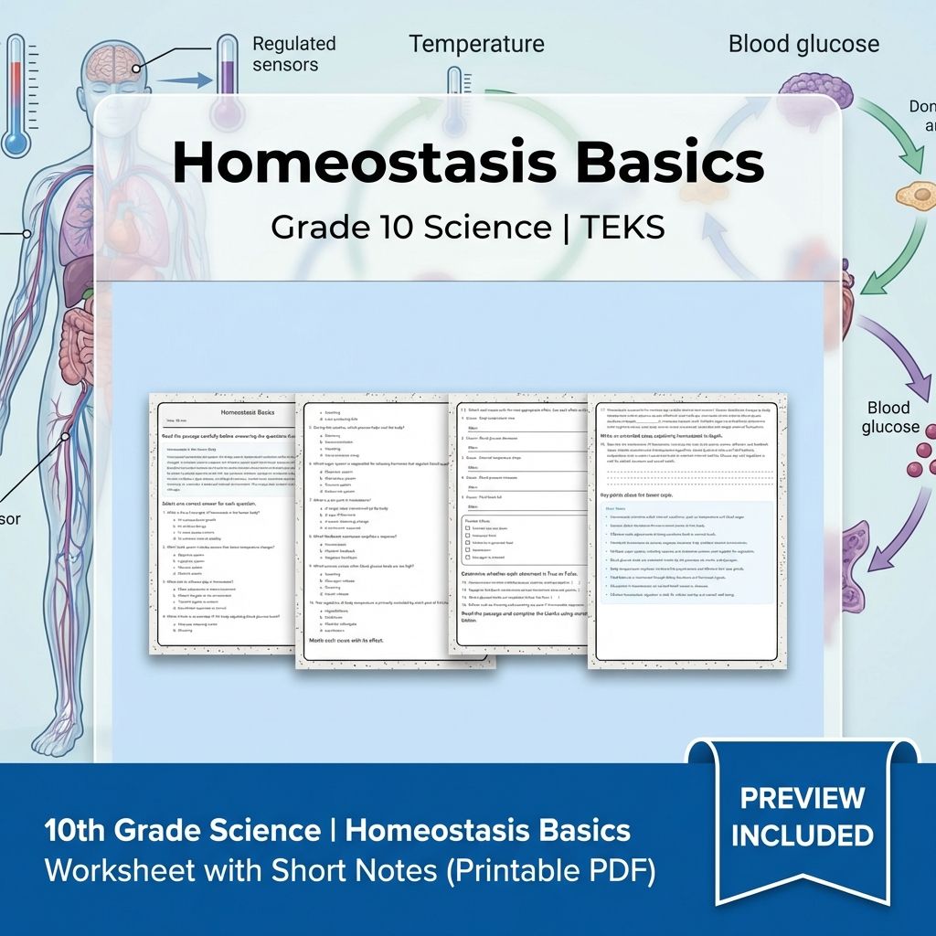 Grade 10 Science Worksheet Bundle – Genetics, Cell Biology & Ecology (PDF) — included worksheet 15