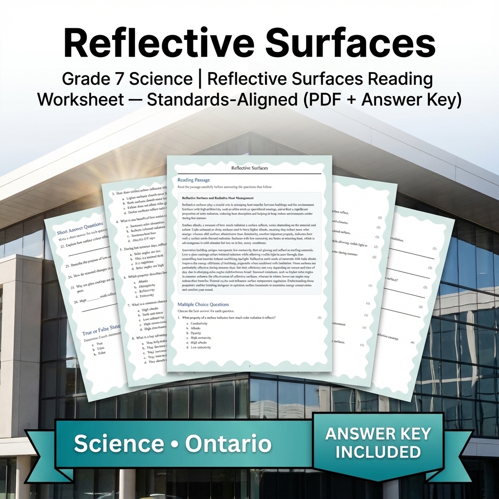 Grade 7 Science | Thermal Energy & Transfer Worksheet Bundle  — included worksheet 2