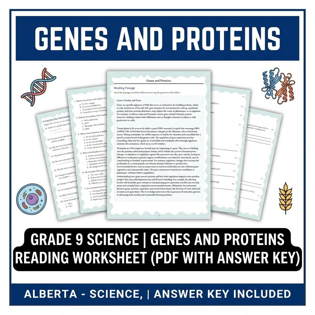Grade 9 Science | Physics, Biology & Chemistry Mastery (Answer Key Included) — included worksheet 7