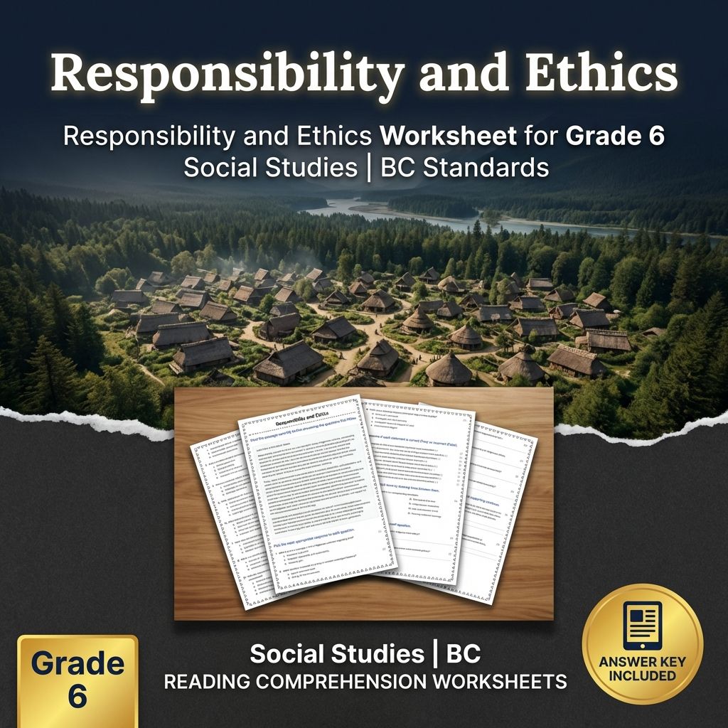Grade 6 Social Studies | Indigenous Land Responsibilities Bundle — included worksheet 1