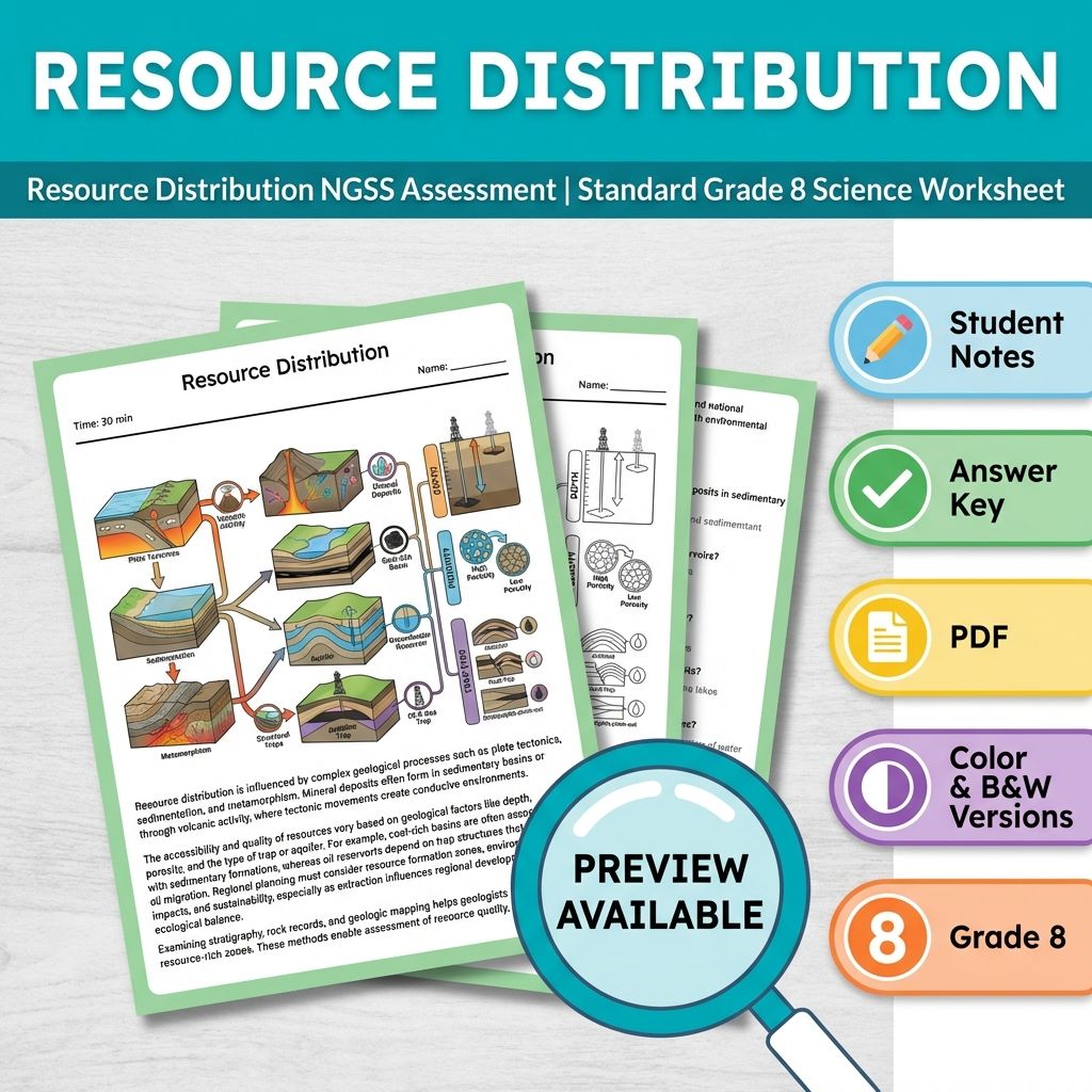 Lesson Grade 8 Science Mini Bundle – Earth & Human Activity Standards-Aligned — included worksheet 2