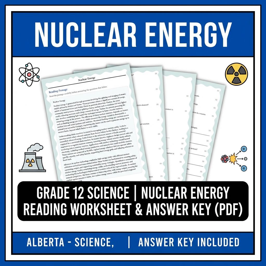Grade 12 Science UNIT Bundle – Waves, Nuclear & Electromagnetism Worksheets — included worksheet 2
