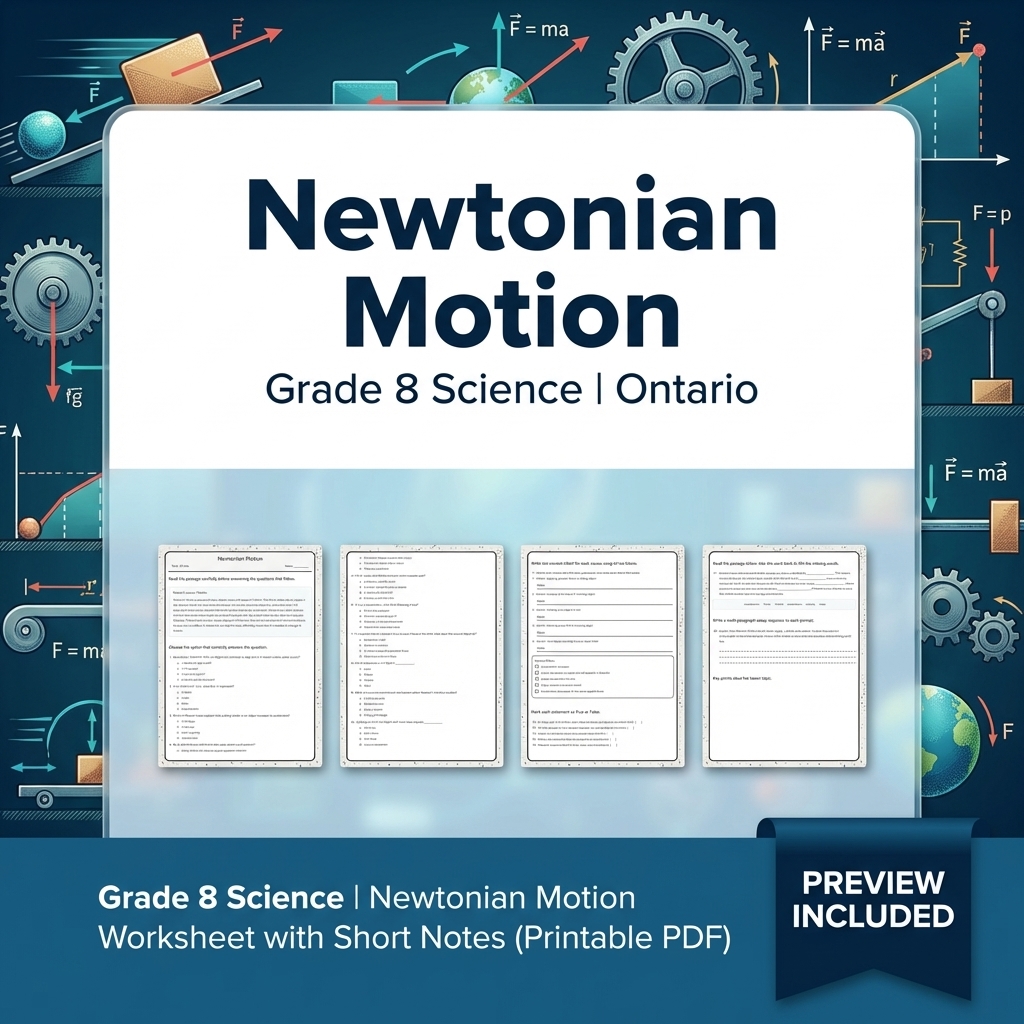 Grade 8 Science Full Year Bundle | Water Systems & Hydrostatics Curriculum — included worksheet 13
