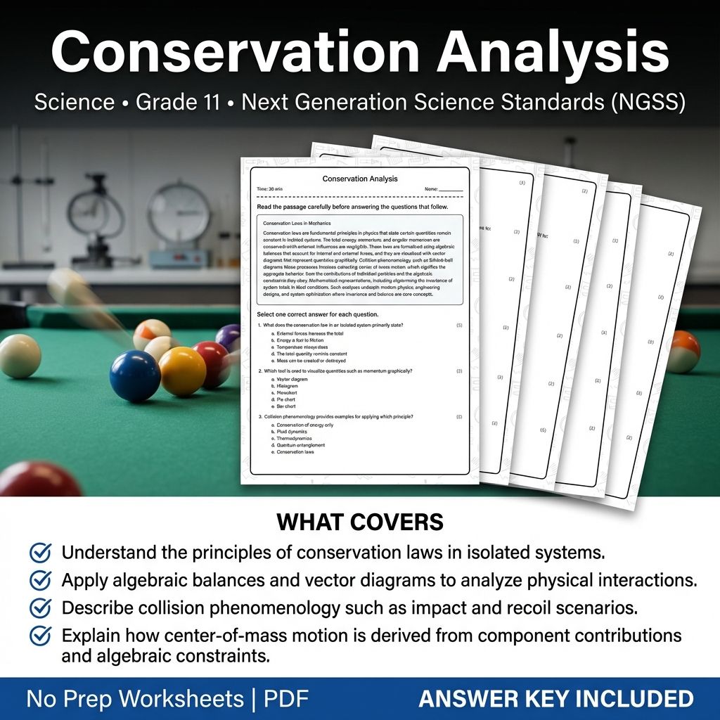 Grade 11 Science Unit Bundle – Forces, Impulse & Conservation Practice PDFs — included worksheet 2