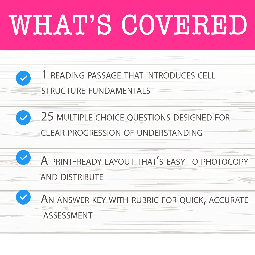 Grade 11 Science worksheet mcq paper worksheet — Grade 11 Science — Cell Structure Worksheet MCQ Paper for Mastery — page 2