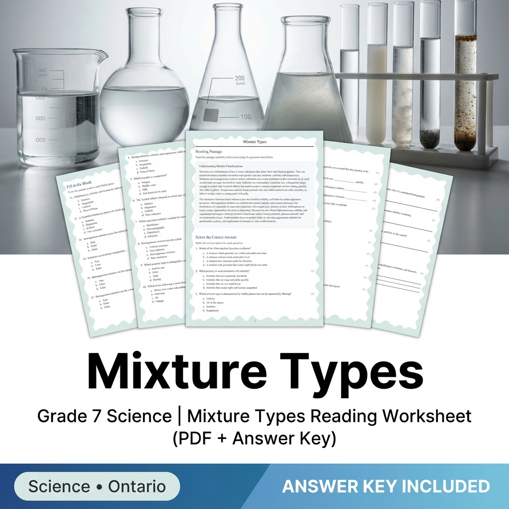 Grade 7 Science Bundle – Standards-Aligned Activities for Inquiry & Data Skills — included worksheet 14