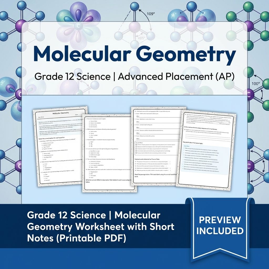 Grade 12 Science Worksheet Bundle – Physics & Biology Topics (PDF Collection) — included worksheet 11