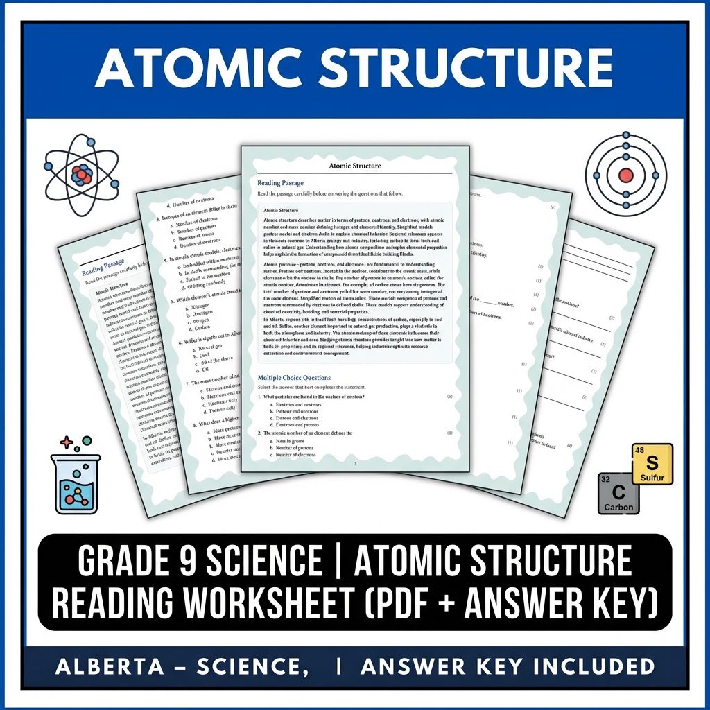 Grade 9 Science | Physics, Biology & Chemistry Mastery (Answer Key Included) — included worksheet 11