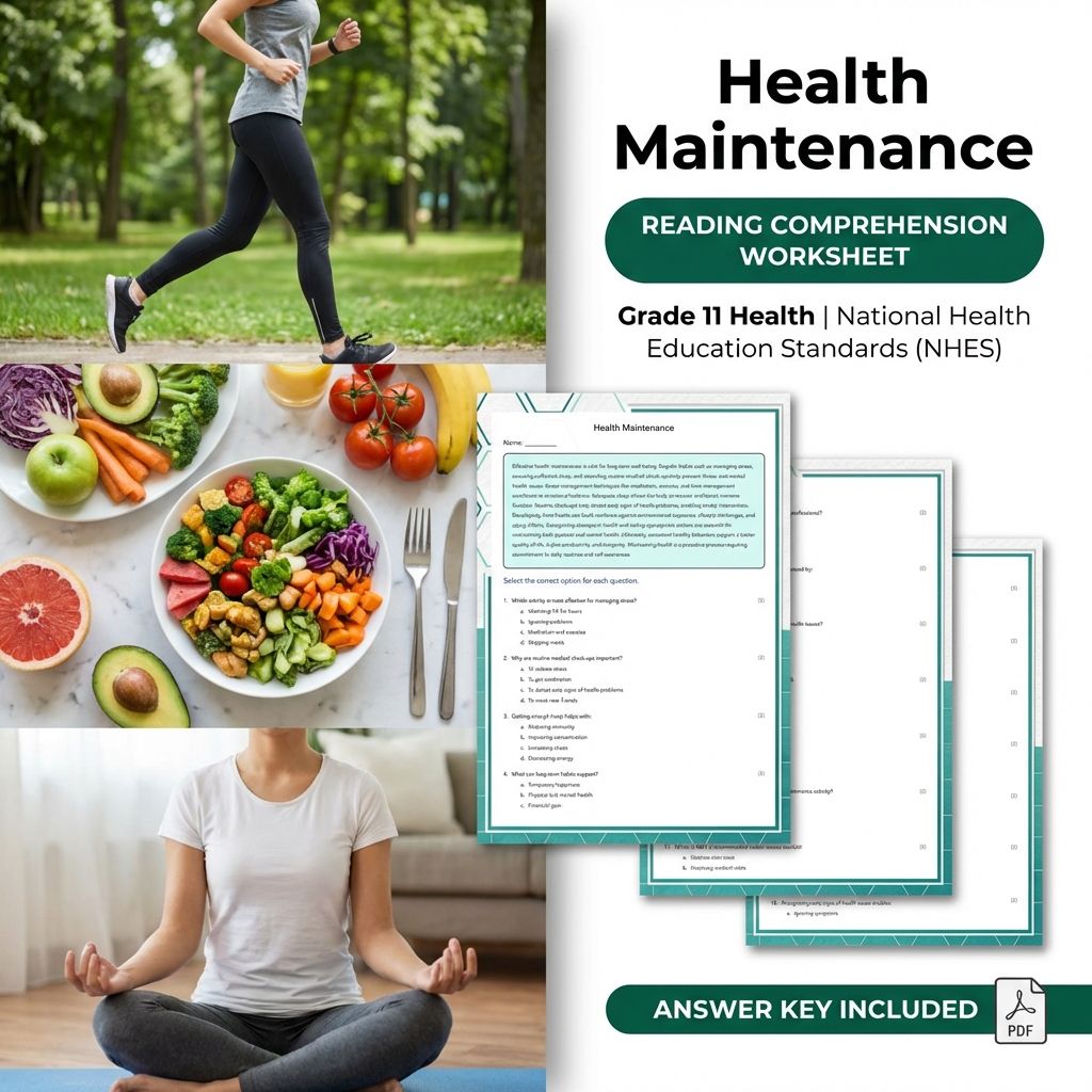 Grade 11 Health Worksheet Bundle – Interpersonal Skills & Advocacy NHES Aligned — included worksheet 9