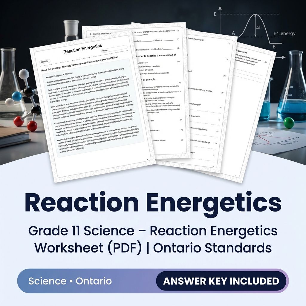Grade 11 Science Unit Bundle | Chemistry & Atomic Structure Worksheets  — included worksheet 2