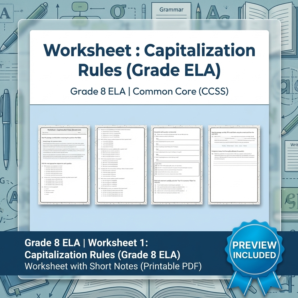 Grade 8 Clarity, Evidence & Argument Writing ELA Full-Year Bundle CCSS — included worksheet 11