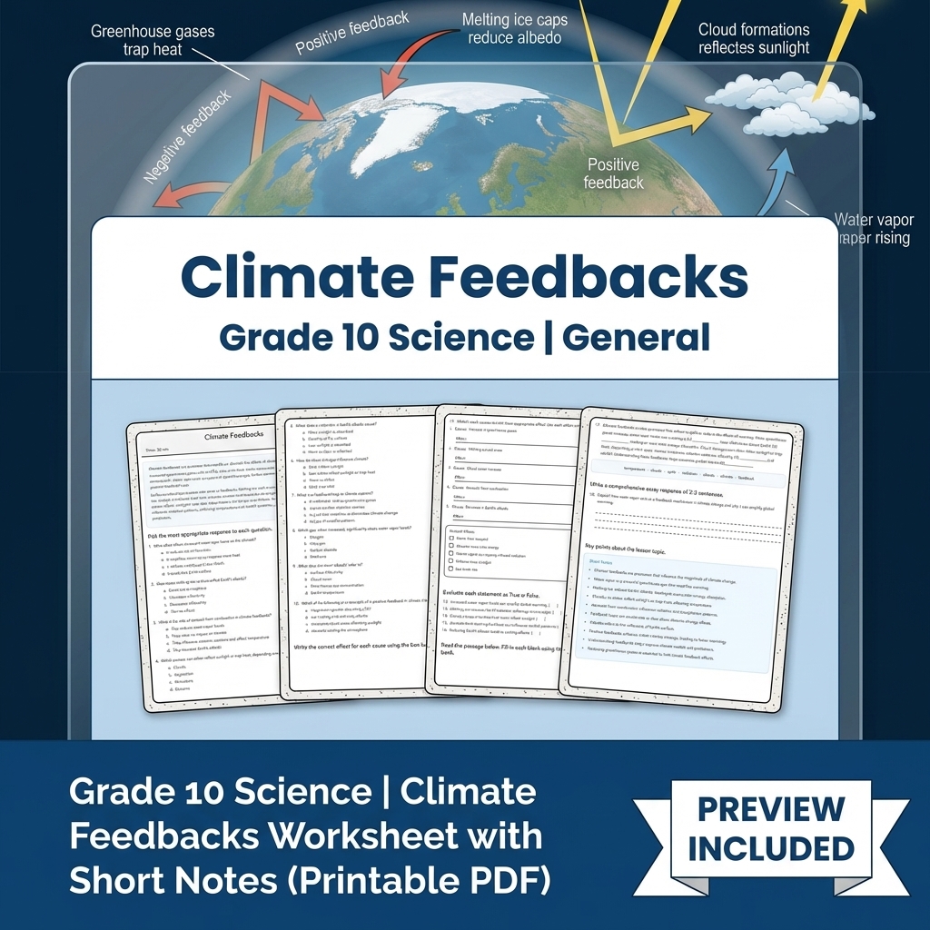 Grade 10 Science Modeling & Evidence Reasoning Full-Year Bundle | General — included worksheet 7