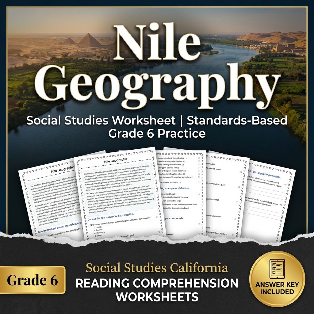 Grade 6 Social Studies | Ancient Egypt and Kush Unit Bundle — included worksheet 1