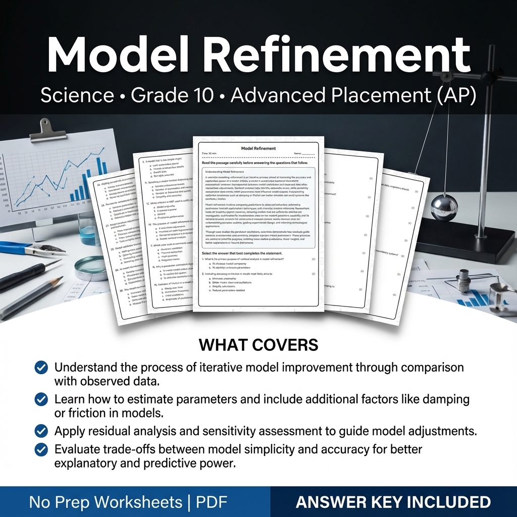 Grade 10 Science Worksheet Bundle – Physics, Biology & Earth Science PDF — included worksheet 18