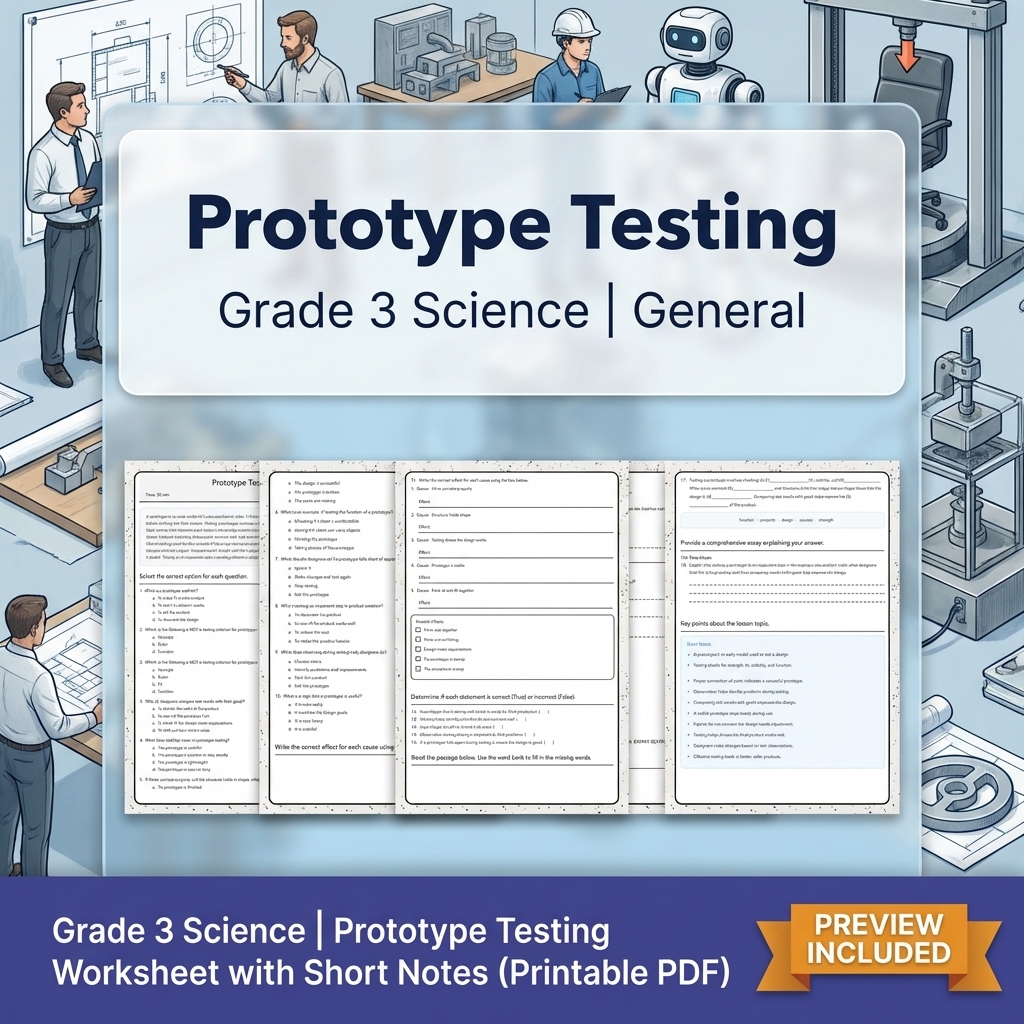 Grade 3 Science Full Year Bundle | Comprehensive Curriculum Resources — included worksheet 11