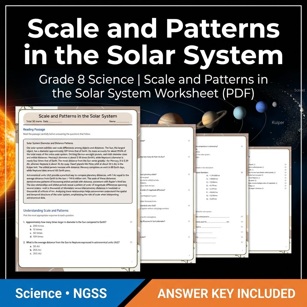 Grade 8 Science NGSS Bundle | Comprehensive Worksheets for Earth & Life Sciences — included worksheet 11