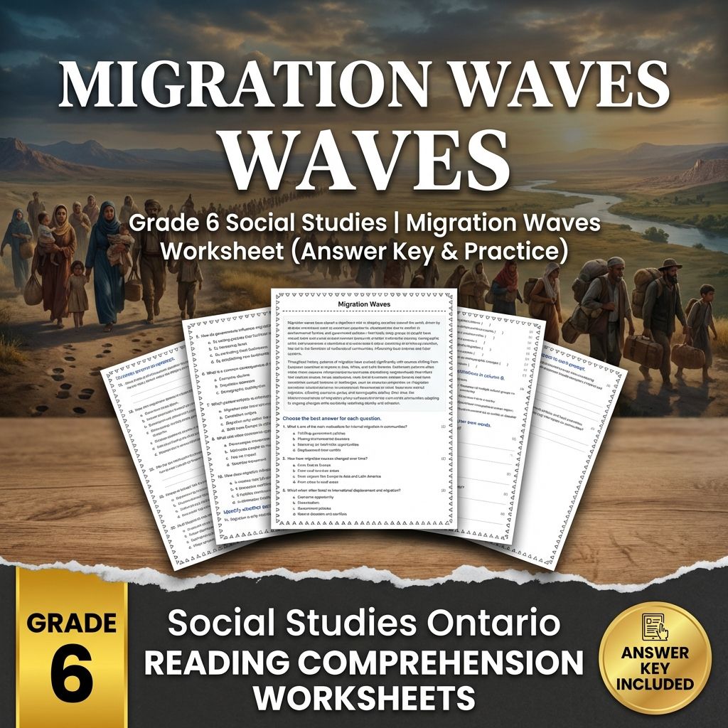 Grade 6 Social Studies Bundle | Geography, Resources & Cultural Perspectives — included worksheet 3