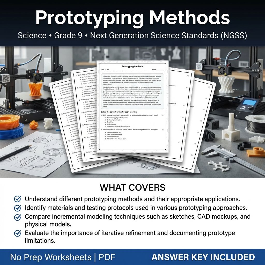 Grade 9 Science Worksheet Bundle | Physics, Biology, Earth & Energy Topics — included worksheet 14