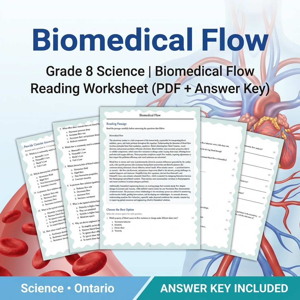 Grade 8 Science Worksheets Bundle | Biology, Physics & Earth Science Resources — included worksheet 15