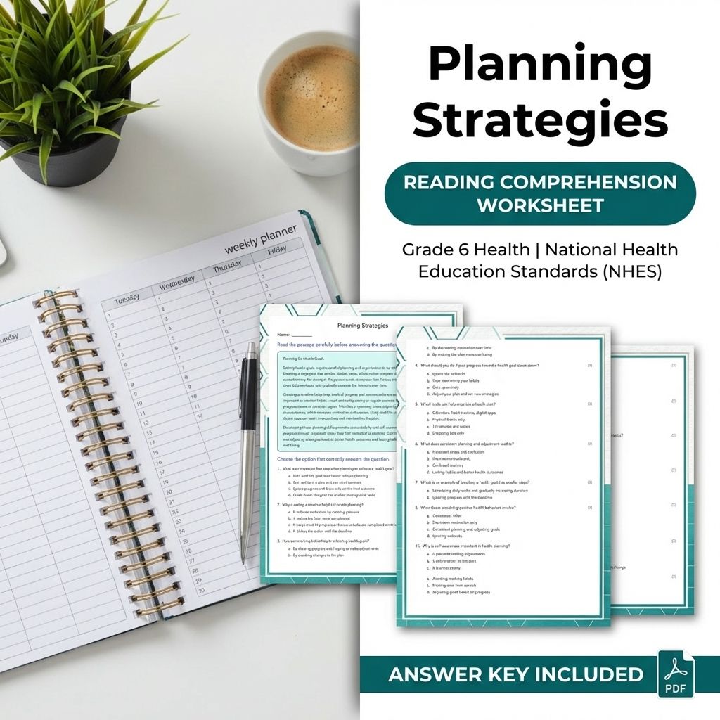 Grade 6 Health | Communication, Decision-Making & Disease Prevention Worksheets Bundle (Answer Key Included) — included worksheet 7