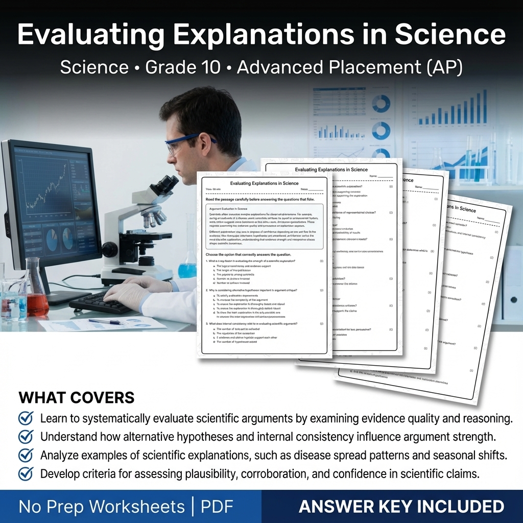 Grade 10 Science Worksheet Bundle – Physics, Biology & Earth Science PDF — included worksheet 19