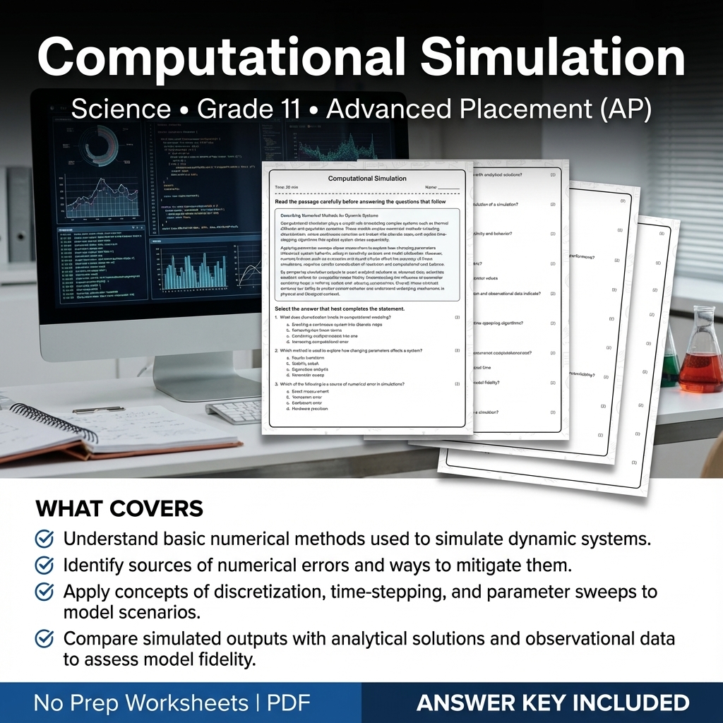 Grade 11 Science Worksheet Bundle | Earth's Systems, Chemistry & Physics — included worksheet 14