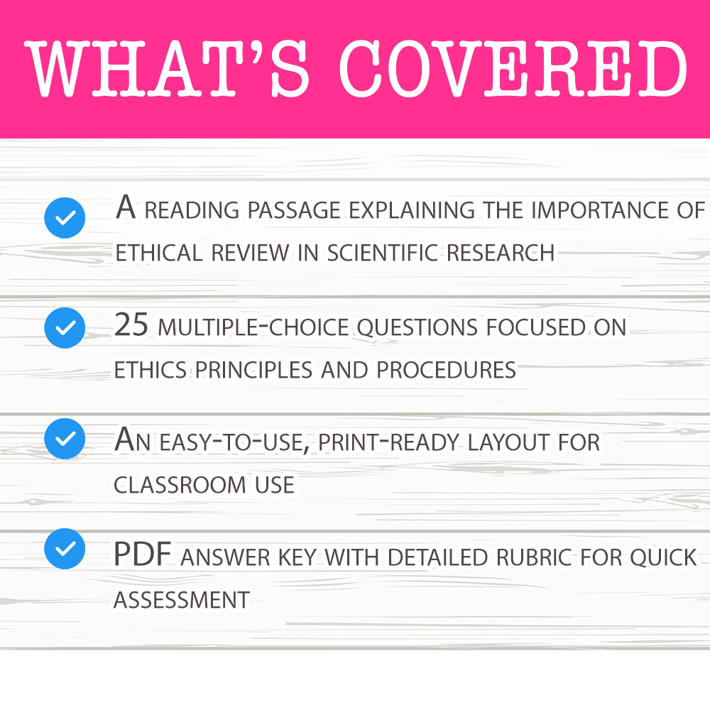 Grade 12 Science worksheet mcq paper worksheet — Grade 12 Science — Ethical Review MCQ Worksheet for Mastery — page 2