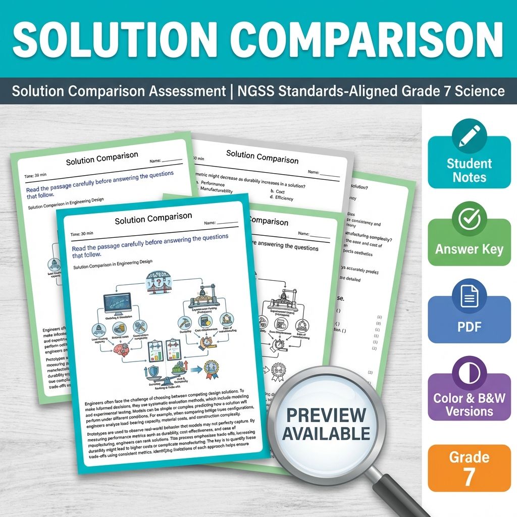 Grade 7 Science Full Year Bundle | NGSS Assessment Worksheets & Resources — included worksheet 10