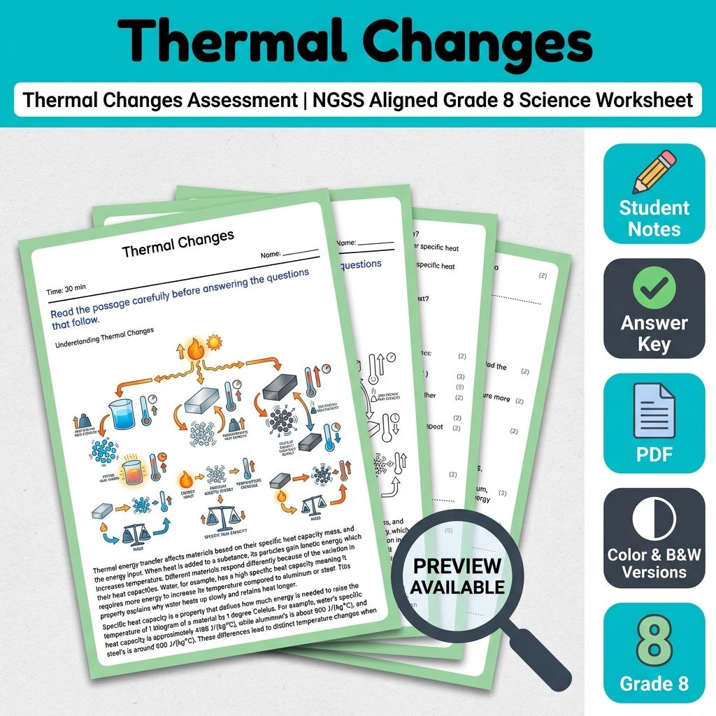 Grade 8 Science Mini Bundle – Energy NGSS Standards-Aligned Not Specified — included worksheet 3