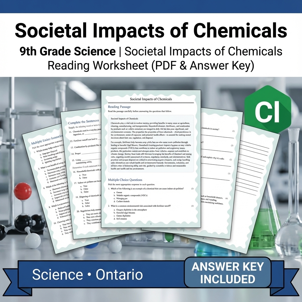 Grade 9 Science Bundle – Comprehensive NGSS-aligned Activities & Answer Keys — included worksheet 14